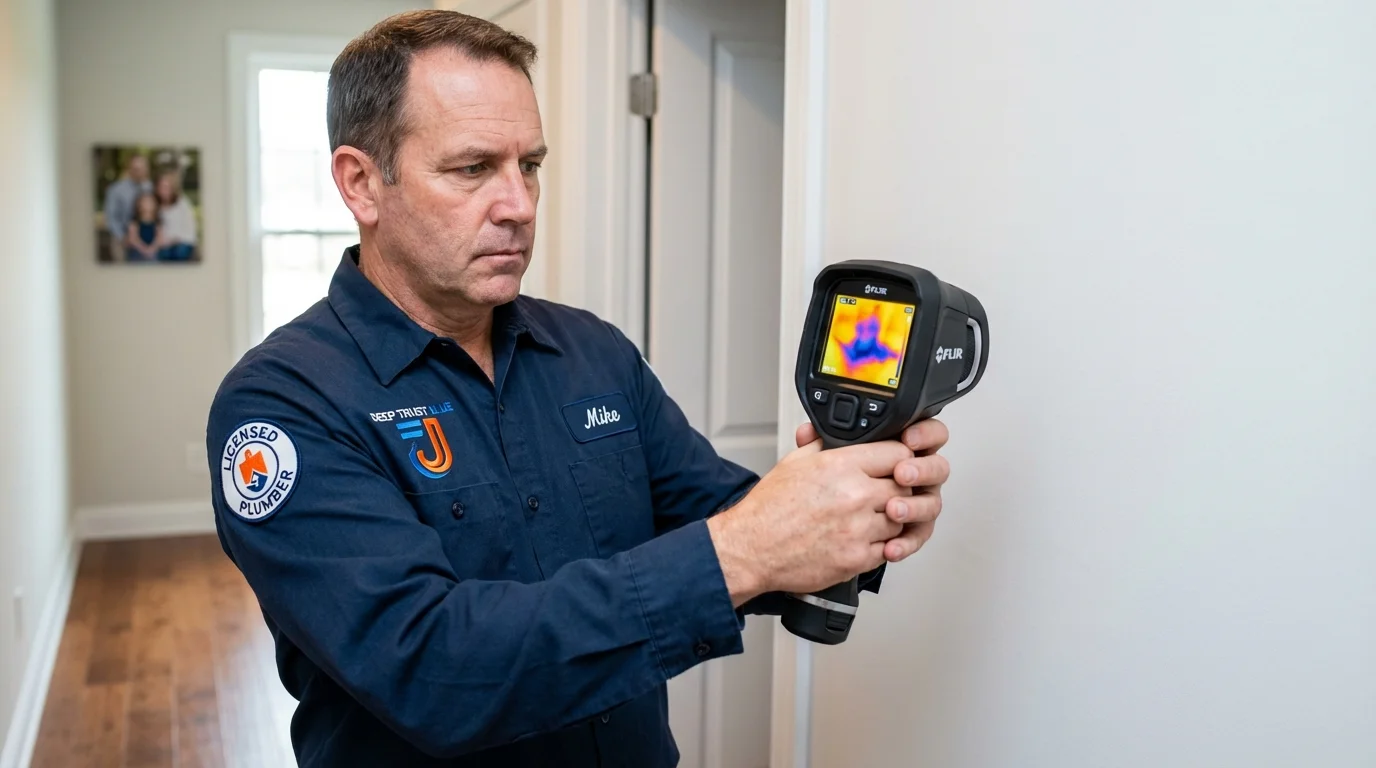 Thermal imaging leak detection by Johns Plumbing LLC in Beeville